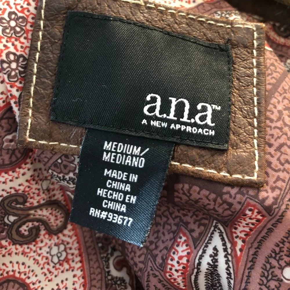 COPY - a.n.a Genuine Leather Jacket with Fur Hood - Picture 7 of 8